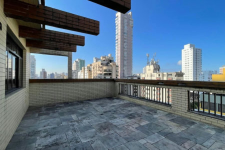 Cobertura com 4 dormitórios à venda, 495 m² por R$ 5.000.000,00 - Gonzaga - Santos/SP