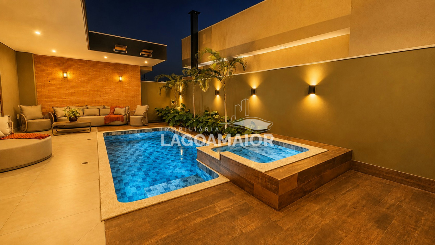 Casa à venda com 4 quartos, sendo 4 suítes, no condomínio Residencial Villa Dumont, Três Lagoas - MS