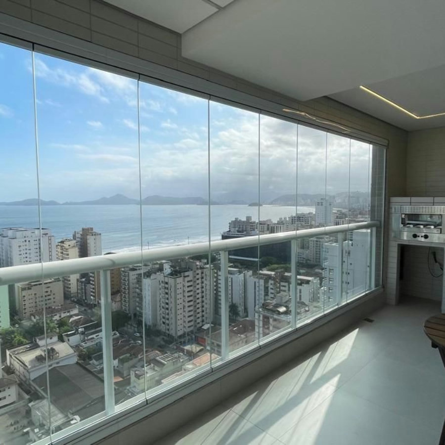 Apartamento com 2 dormitórios à venda, 100 m² por R$ 2.300.000,00 - Aparecida - Santos/SP