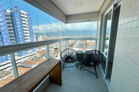 Apartamento à venda com 2 quartos em Caiçara, Praia Grande, SP