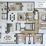Apartamento à venda com 4 suítes em Jardim Morumbi, São Paulo, SP