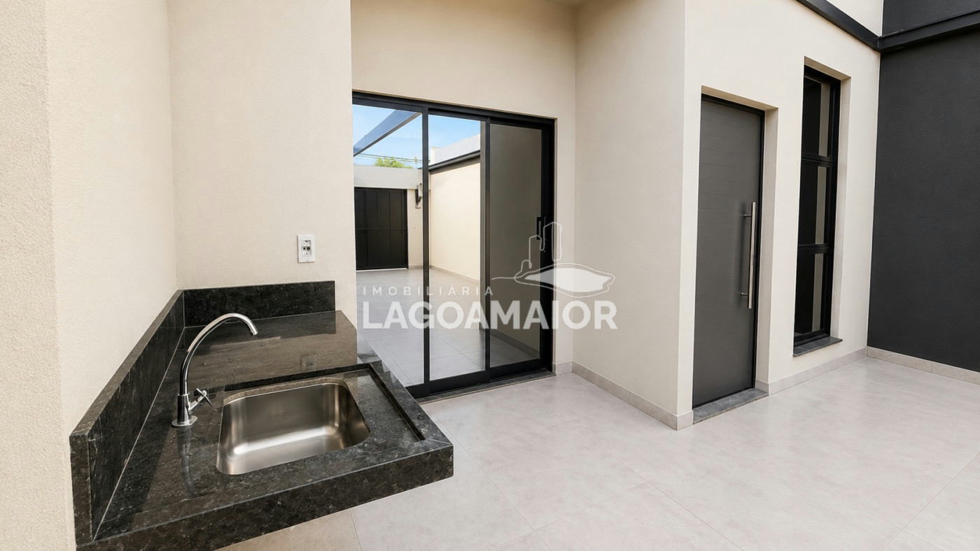 Casa à venda com 3 quartos, sendo 1 suíte,  em Bela Vista da Lagoa, Três Lagoas, MS