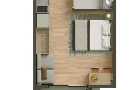 Studio à venda com 1 quarto em Pinheiros, São Paulo, SP