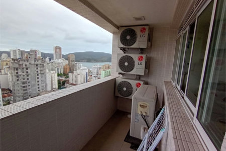 Apartamento Residencial para locação, Boqueirão, Santos - AP0256.