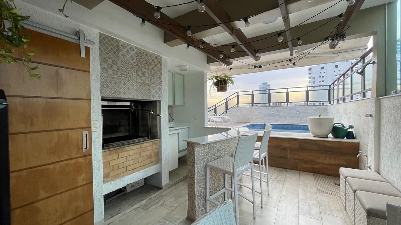 Cobertura à venda, 348 m² por R$ 3.900.000,00 - Aparecida - Santos/SP