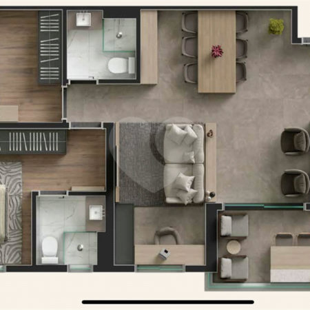 Apartamento à venda com 2 quartos, sendo 1 suíte, no Centro, São Bernardo do Campo, SP