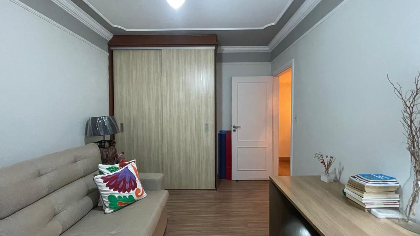 Apartamento com 3 dormitórios frente a praia à venda, 161 m² por R$ 2.200.000 - Gonzaga - Santos/SP