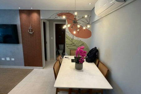 Apartamento com 1 dormitório à venda, 58 m² por R$ 585.000,00 - Canto do Forte - Praia Grande/SP
