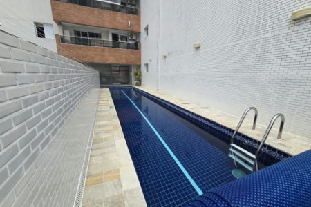 Apartamento com 1 dormitório, 45 m² - venda por R$ 670.000,00 ou aluguel por R$ 5.000,00/mês - Boqueirão - Santos/SP