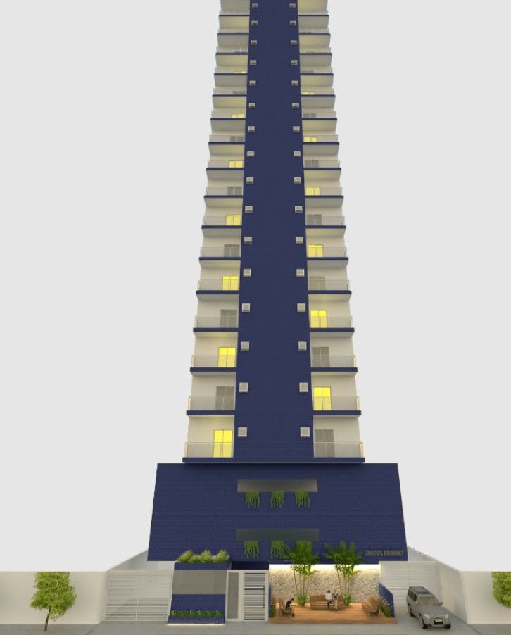 Apartamento à venda, 37 m² por R$ 445.000,00 - Macuco - Santos/SP