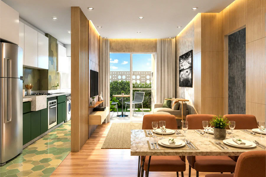 Apartamento à venda com 2 quartos, sendo 1 suíte, em Lagoinha, Ubatuba, SP