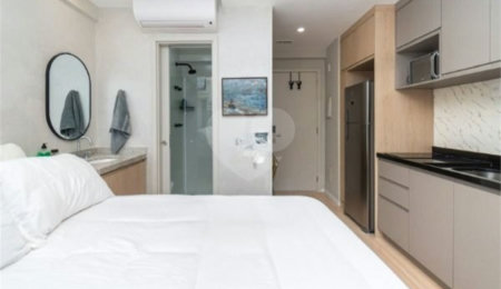 Apartamento à venda com 1 quarto em Moema, São Paulo, SP