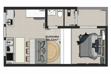 Kitnet à venda com 1 quarto em Jardim Gutierres, Sorocaba, SP