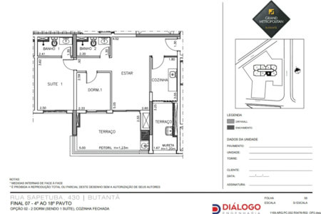 Apartamento à venda com 2 quartos, sendo 1 suíte, em Butantã, São Paulo, SP