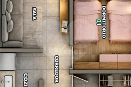 Casa à venda com 2 quartos no condomínio Residencial Unique, Ponta Porã - MS
