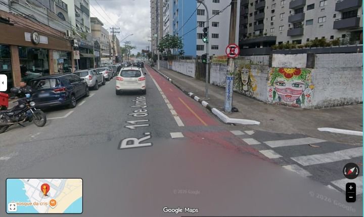 Terreno para alugar, 860 m² - Itararé - São Vicente/SP