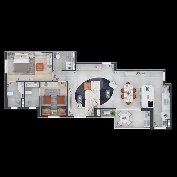 Apartamento 98m² 3