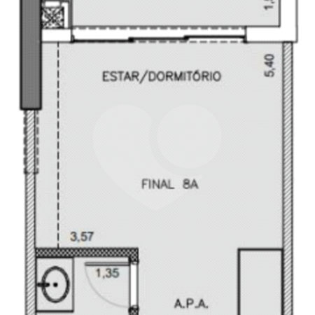Studio à venda com 1 quarto em Vila Pompéia, São Paulo, SP