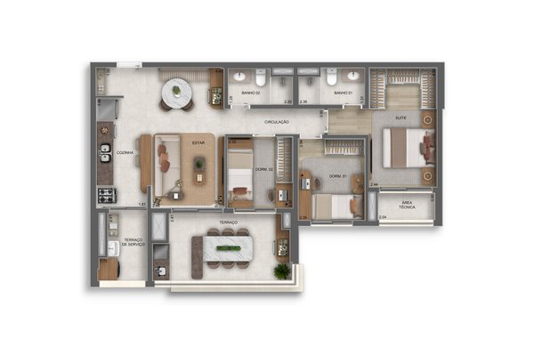 Apartamento 89m² 8