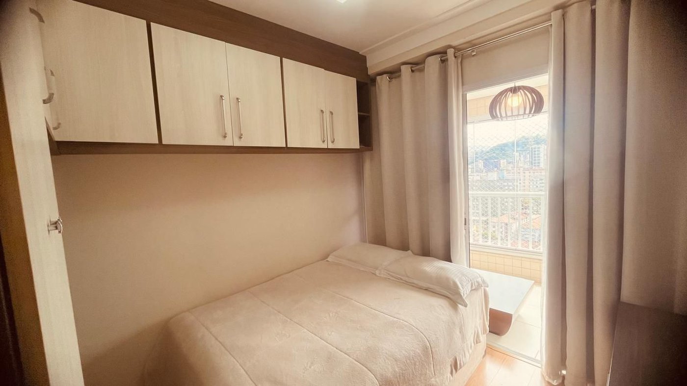 Apartamento com 3 dormitórios à venda, 92 m² por R$ 899.000,00 - Encruzilhada - Santos/SP