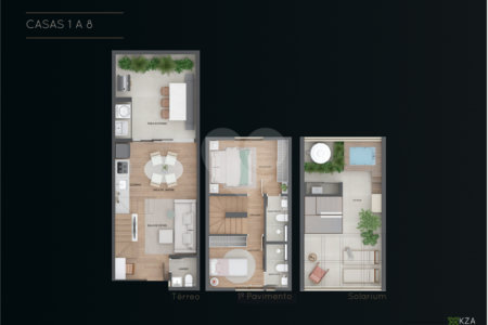 Casa à venda com 3 suítes no condomínio Kza Brooklin, São Paulo - SP