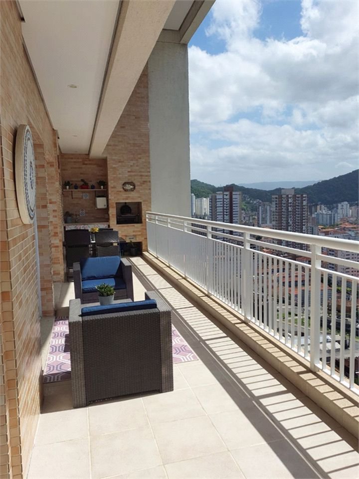 Apartamento com 4 dormitórios à venda, 225 m² por R$ 4.300.000,00 - Gonzaga - Santos/SP