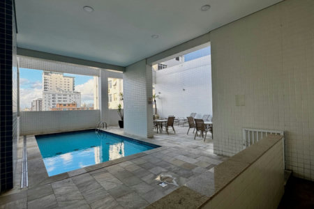 Apartamento com 3 dormitórios, 129 m² - venda por R$ 2.190.000,00 ou aluguel por R$ 11.770,00/mês - Aparecida - Santos/SP