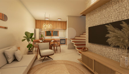 Casa à venda com 1 quarto, sendo 2 suítes,  no condomínio Residencial  Portal Canoê, Porto Seguro - BA