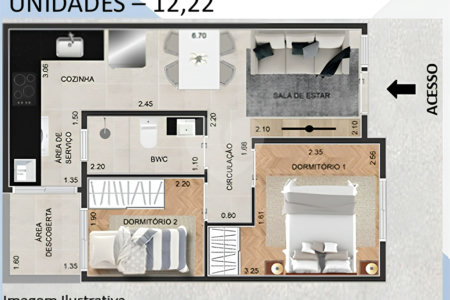 Apartamento para alugar com 2 quartos em Santana, São Paulo, SP