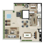 Apartamento novo com 129m² na Mooca com 2 suítes e 2 vagas.