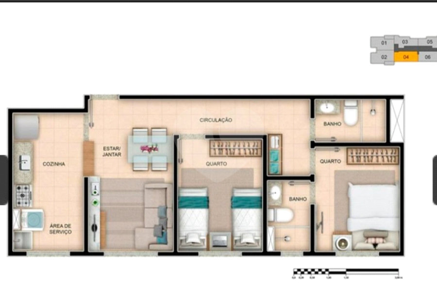 Apartamento à venda com 2 quartos, sendo 1 suíte, em Pirituba, São Paulo, SP