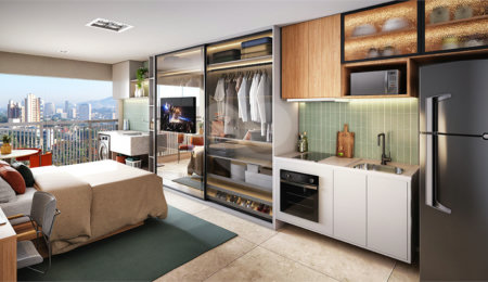 Apartamento à venda com 1 suíte em Perdizes, São Paulo, SP