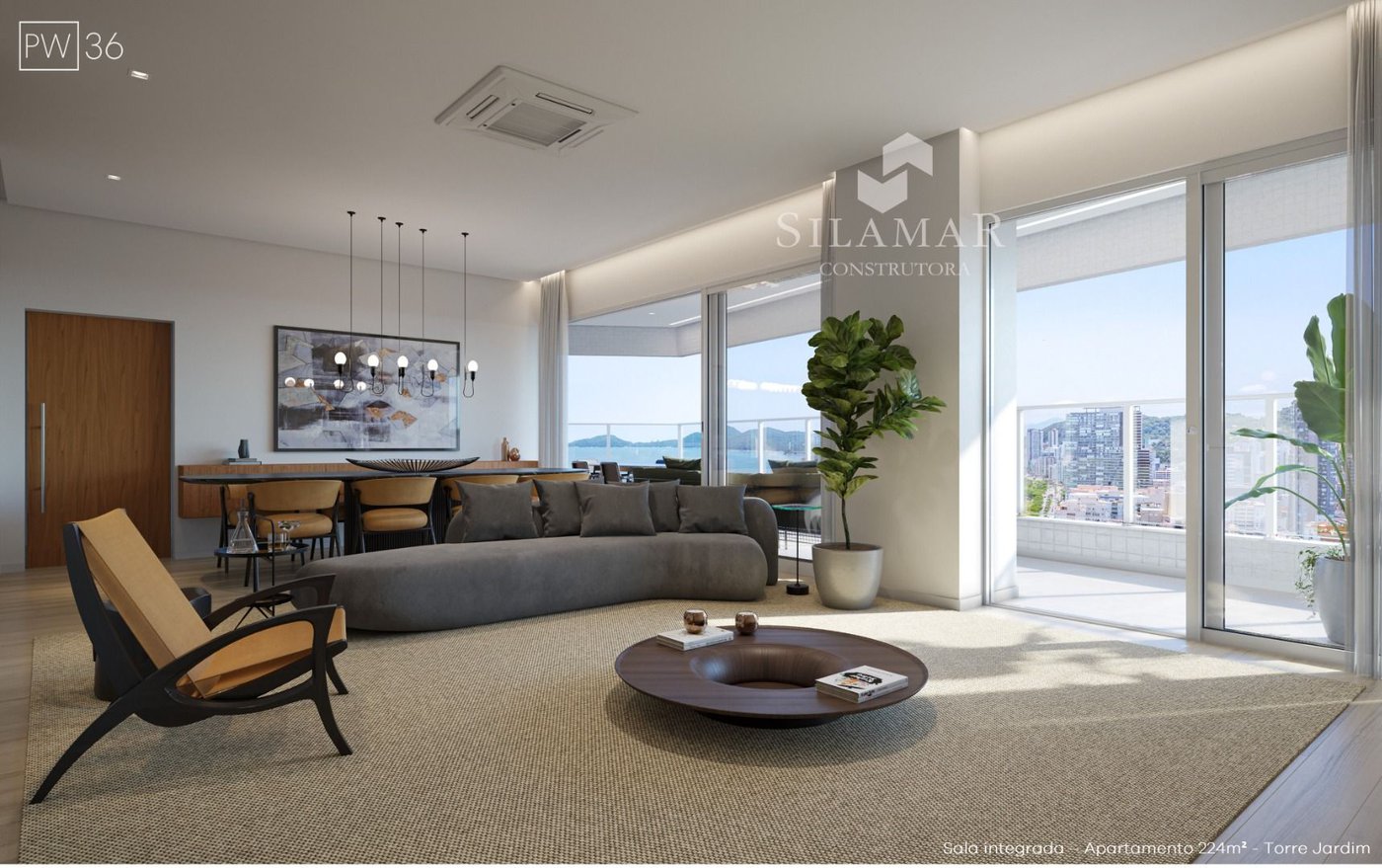 Apartamento com 3 dormitórios à venda, 224 m² por R$ 4.070.000,00 - Gonzaga - Santos/SP