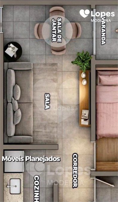 Casa à venda com 2 quartos no condomínio Residencial Unique, Ponta Porã - MS