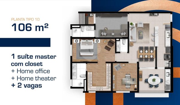Apartamento 106m² 9