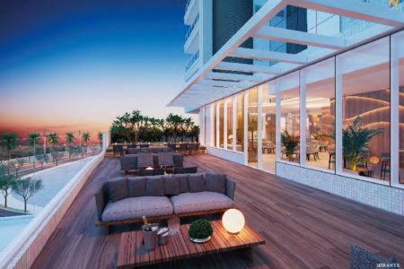 Vende-se lançamento alto padrão/Ponta da Praia com 4 dorm /suíte/wc social e de serviço/4 vagas