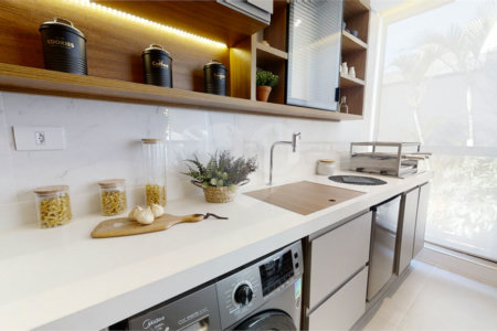 Apartamento à venda com 2 quartos, sendo 1 suíte, em Vila Assunção, Santo André, SP