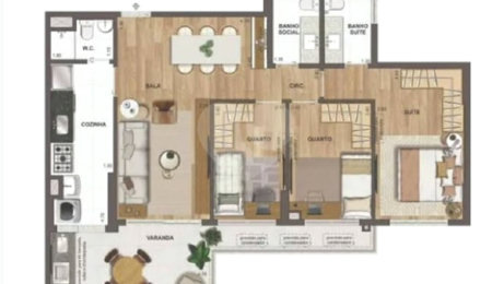Apartamento à venda com 3 quartos, sendo 1 suíte,  em Tijuca, Rio de Janeiro, RJ