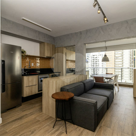 Apartamento para alugar com 1 suíte em Indianópolis, São Paulo, SP