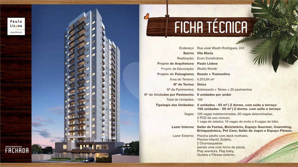 Apartamento à venda com 2 quartos, sendo 1 suíte, em Vila Maria, São Paulo, SP