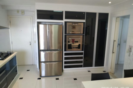 Apartamento com 3 dormitórios à venda, 155 m², vista para o mar - Embaré - Santos/SP