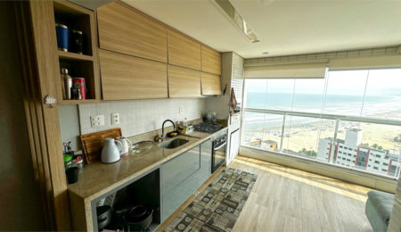 Apartamento à venda com 2 quartos, sendo 1 suíte, em Boqueirão, Praia Grande, SP