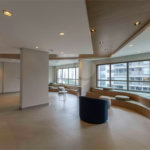 Apartamento de 37m² com 2 dormitórios.