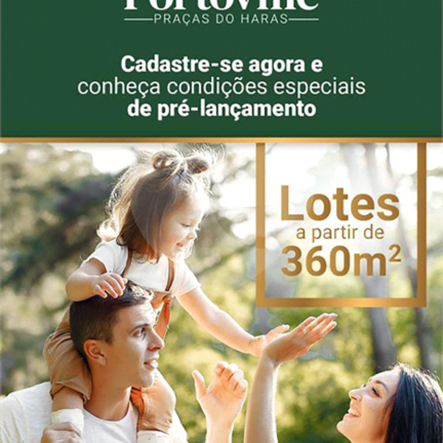 Breve Lançamento Portoville Praças do Haras em Atibaia, Terrenos a Partir de 360m2 e Área de Lazer