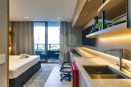 Apartamento com 24m² próximo a avenida Paulista e Metrô Consolação.