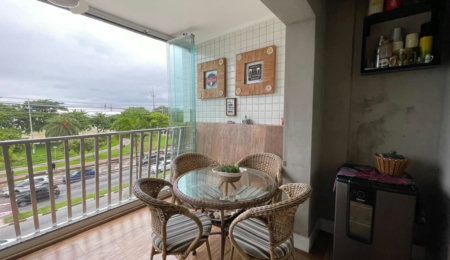 Apartamento com 3 dormitórios frente a praia à venda, 161 m² por R$ 2.200.000 - Gonzaga - Santos/SP