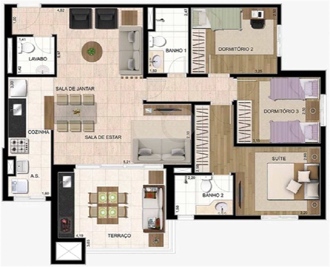 Apartamento à venda com 4 quartos, sendo 1 suíte, em Jardim Flor da Montanha, Guarulhos, SP