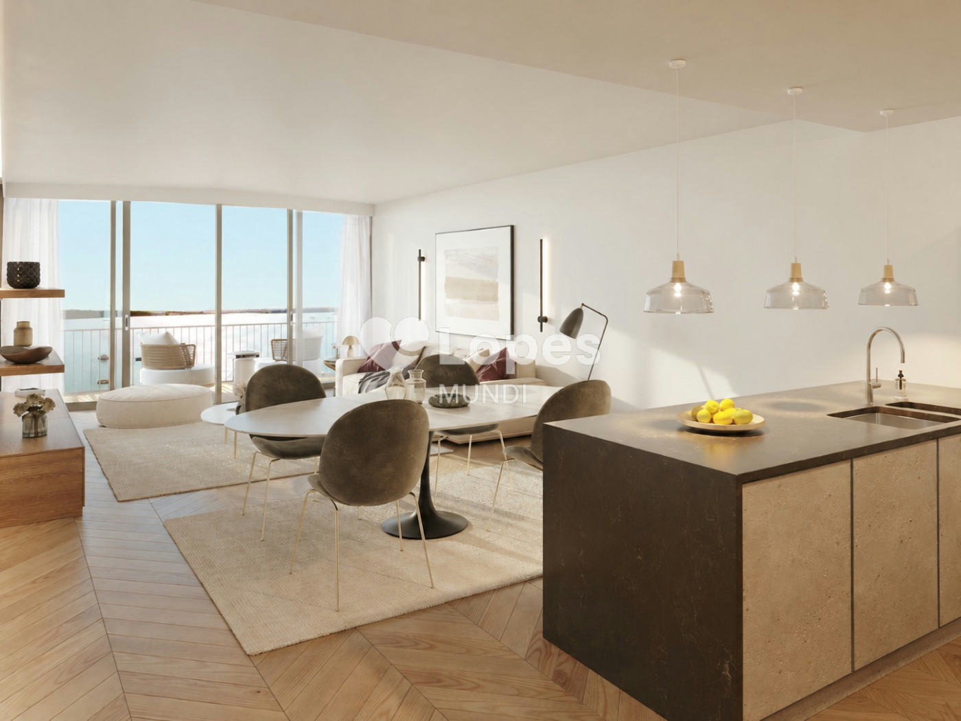 Apartamento T1 à venda na Baía do Seixal, Portugal – Upon Bay Mundet
