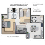 Apartamento à venda com 3 quartos, sendo 1 suíte, em Jardim São Carlos, Sorocaba, SP