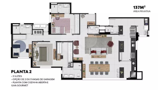 Apartamento 137m² 3